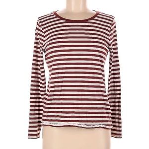 Madewell Whisper Cotton Stripe Long Sleeve Crewneck Tee